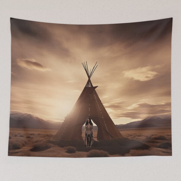 Item preview, Martian Priestess in front of her Tipi designed and sold by Peter LOPEZ.