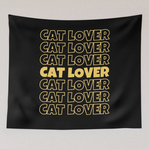 Item preview, Cat lover Yellow letter printing designed and sold by Boudan.