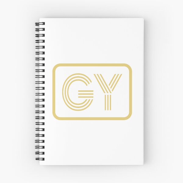 Item preview, GY Initials Gold Geometric Letters designed and sold by Jeallan Designs.