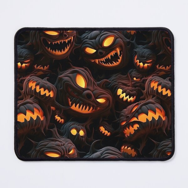 Item preview, Scary pumpkins lantern Halloween inspired  designed and sold by Trendy-Artistry.