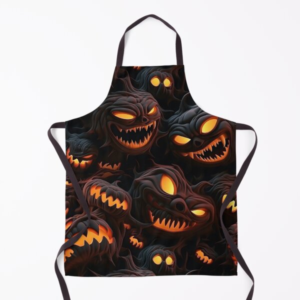 Item preview, Scary pumpkins lantern Halloween inspired  designed and sold by Trendy-Artistry.