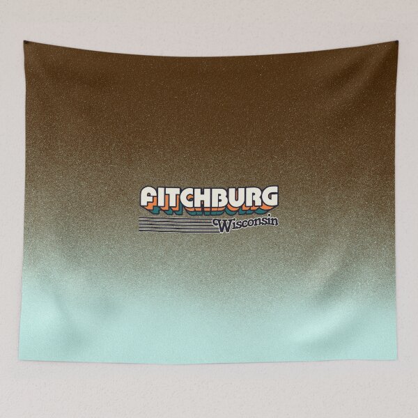 Item preview, Fitchburg, Wisconsin | Retro Stripes designed and sold by retroready.