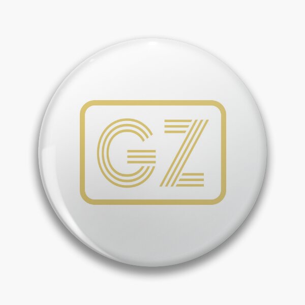 Item preview, GZ Initials Gold Geometric Letters designed and sold by Jeallan Designs.