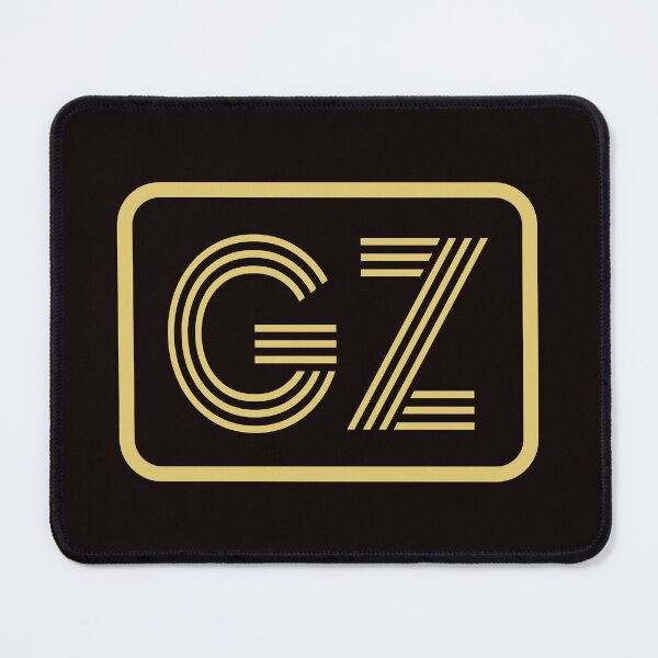 Item preview, GZ Initials Gold Geometric Letters designed and sold by Jeallan Designs.