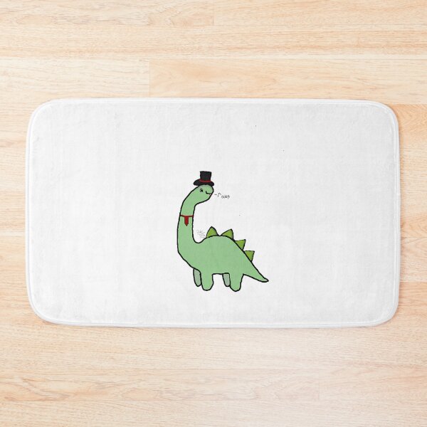 Item preview, Cute brontosaurus with a Top hat designed and sold by Monkeyshab.