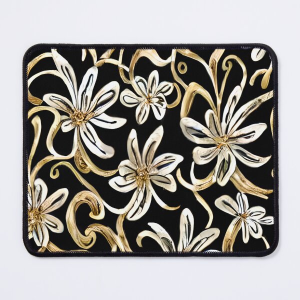 Item preview, Golden Floral designed and sold by Poetic Patterns Studio.