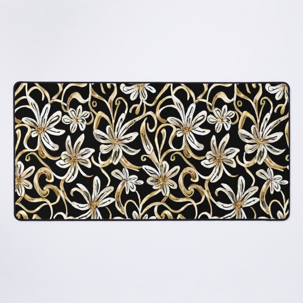 Item preview, Golden Floral designed and sold by Poetic Patterns Studio.