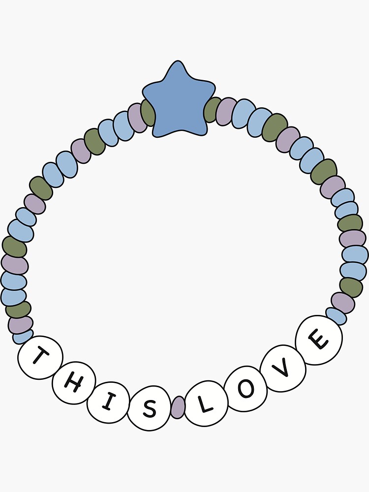 This Love - Taylor Friendship Bracelet | Sticker