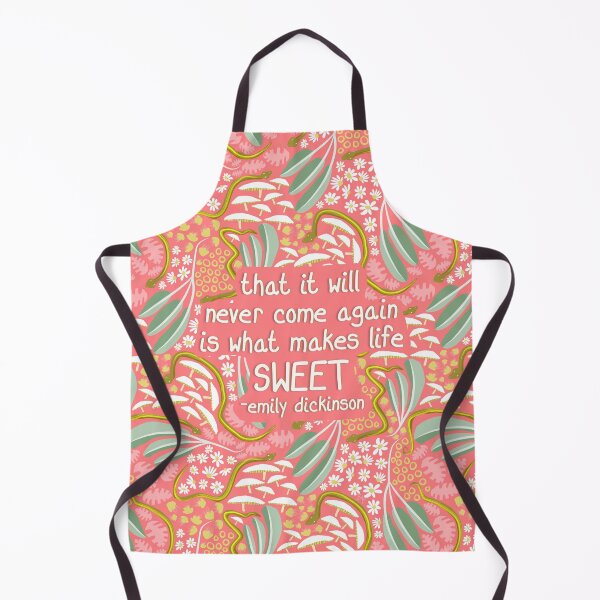 Item preview, That it will never come again is what makes life sweet | Emily Dickinson quotes | pink green white designed and sold by Ingrid Poole.