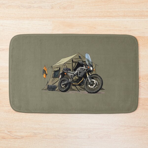 Item preview, Motorcycle Camping - Digital Art - Outdoor Sticker Series 1 | WanderUpNorthCo. designed and sold by WanderUpNorth.