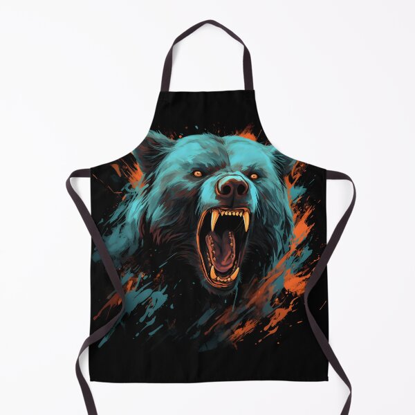 Item preview, Roaring grizzly bear  designed and sold by Trendy-Artistry.
