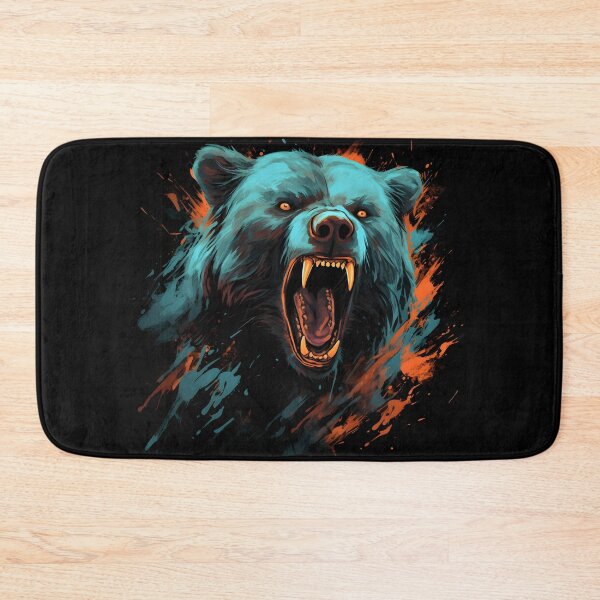 Item preview, Roaring grizzly bear  designed and sold by Trendy-Artistry.