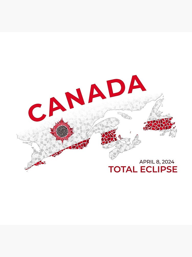 Artwork view, Canada 2024 Total Eclipse designed and sold by Eclipse2024