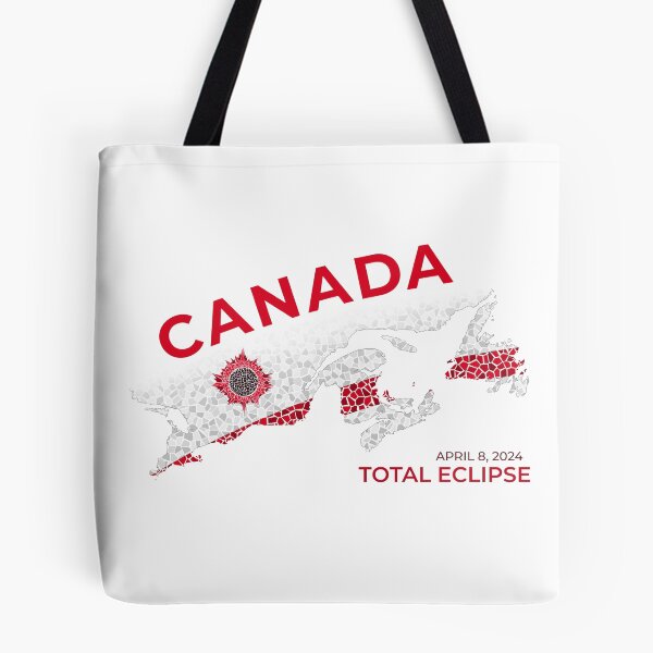 Artikelvorschau, Kanada 2024 Totale Sonnenfinsternis entworfen und verkauft von Eclipse2024.