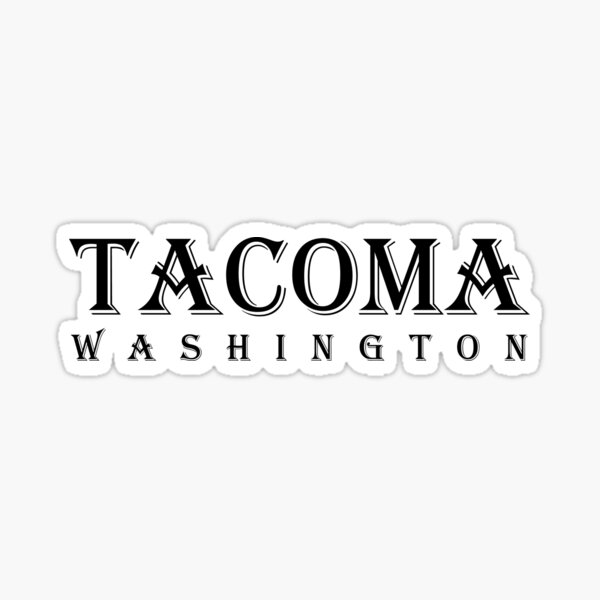 TACOMA, Washington ALGERIAN STANDARD Sticker
