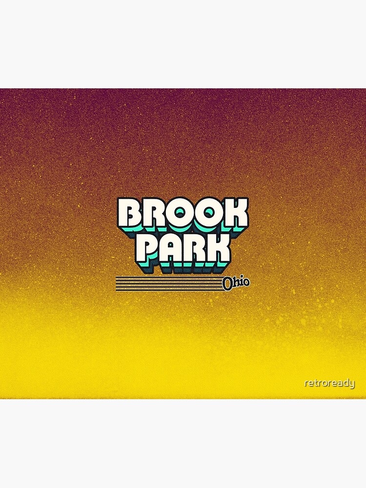 "Brook Park, Ohio Retro Stripes" Poster for Sale by retroready