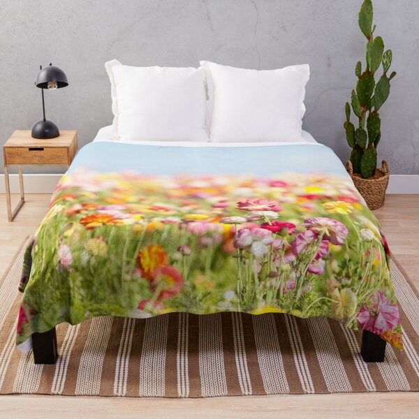Item preview, Enchanting Meadow of Beautiful Flowers Art Print designed and sold by Michelle Moss.