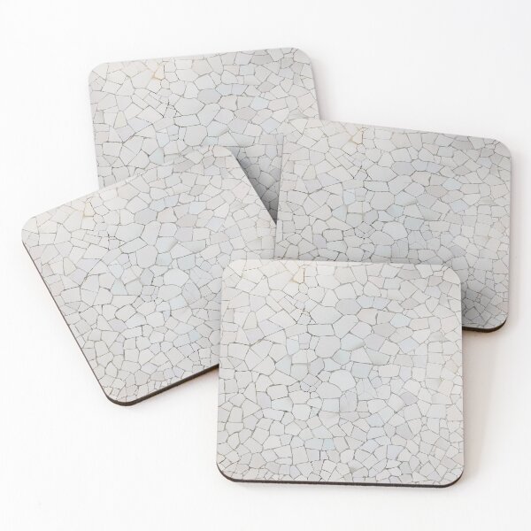 Item preview, Gaudi white earthenware mosaic designed and sold by Nebulae-Art.