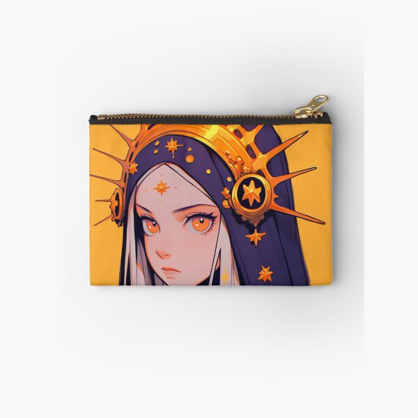 Item preview, Beautiful Purple and Yellow Veiled Anime Girl designed and sold by bubblegoth.