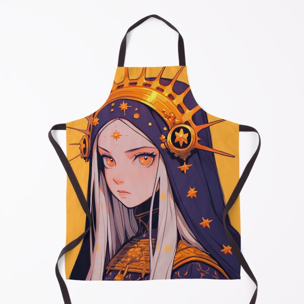Item preview, Beautiful Purple and Yellow Veiled Anime Girl designed and sold by bubblegoth.