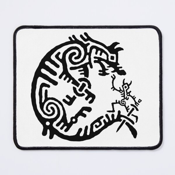 Item preview, Tyr & Fenrir (Svartr) designed and sold by TheBadgerKing.
