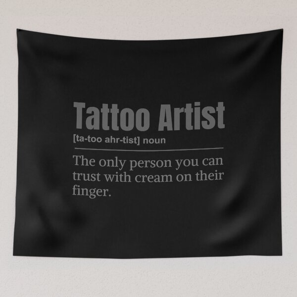 Item preview, Funny Tattoo Artist Noun Definition  designed and sold by BunBuntheDog-.