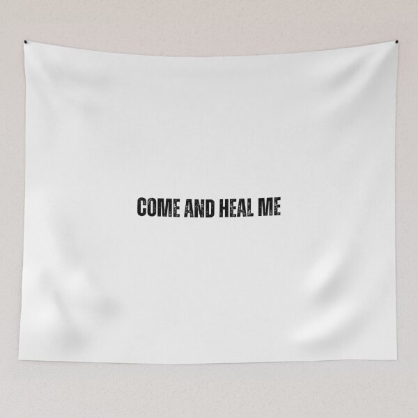 Item preview, come and heal me tshirt black and white quote tshirt designed and sold by Mindlimes.