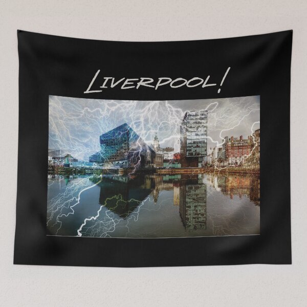 Item preview, View from Canning Dock to the waterfront in Liverpool designed and sold by Talpha.