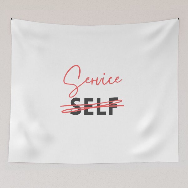 Item preview, service above self designed and sold by Wordsmith-Wear.