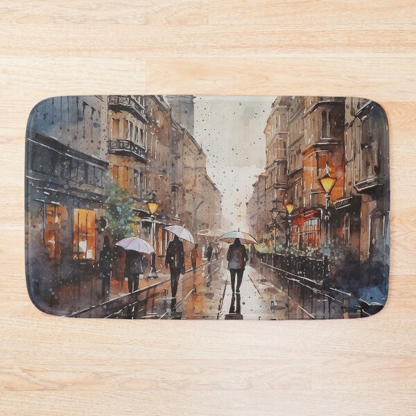 Item preview, Umbrellas in the Mist designed and sold by CastleBySea.