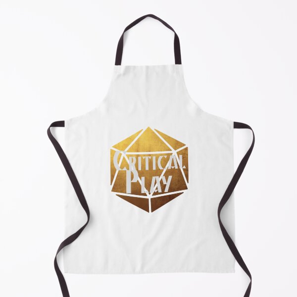 Item preview, Gold Critical Play logo designed and sold by Criticalplayjdr.