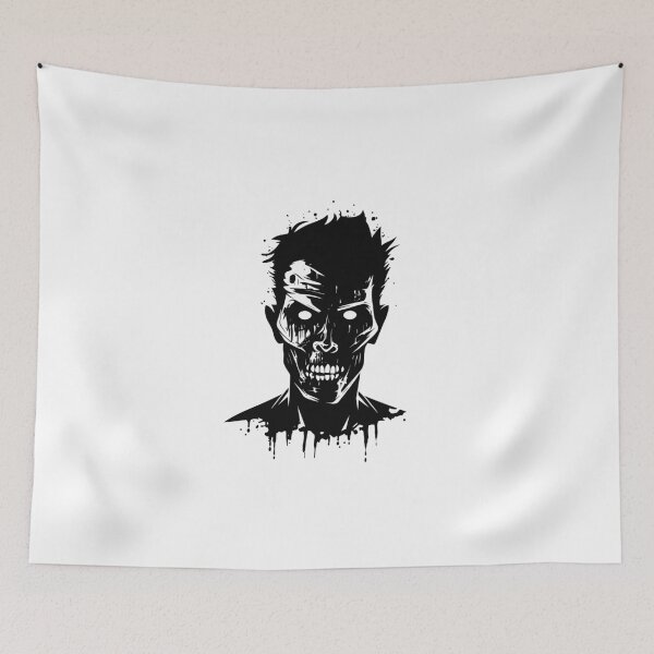 Item preview, Zombie black and white design designed and sold by Tomioka-Art.