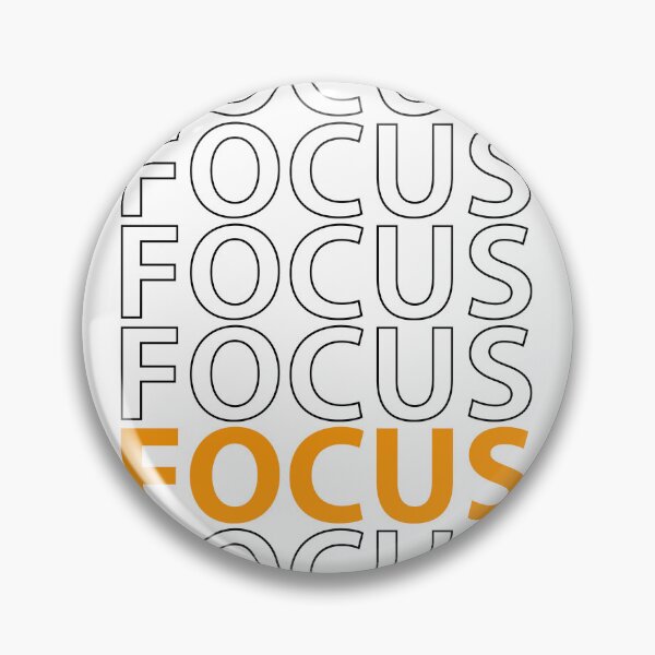 Item preview, Focus typography T-shirt designed and sold by vikyky.