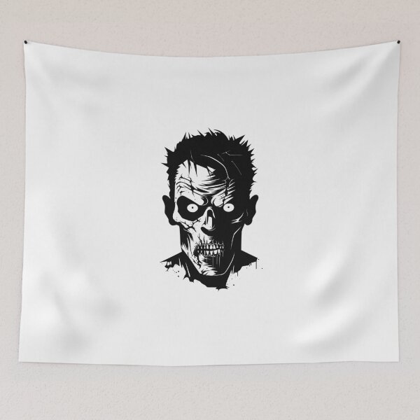 Item preview, Zombie black and white design designed and sold by Tomioka-Art.