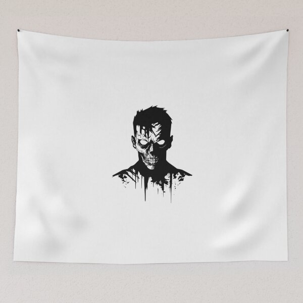 Item preview, Zombie black and white design designed and sold by Tomioka-Art.