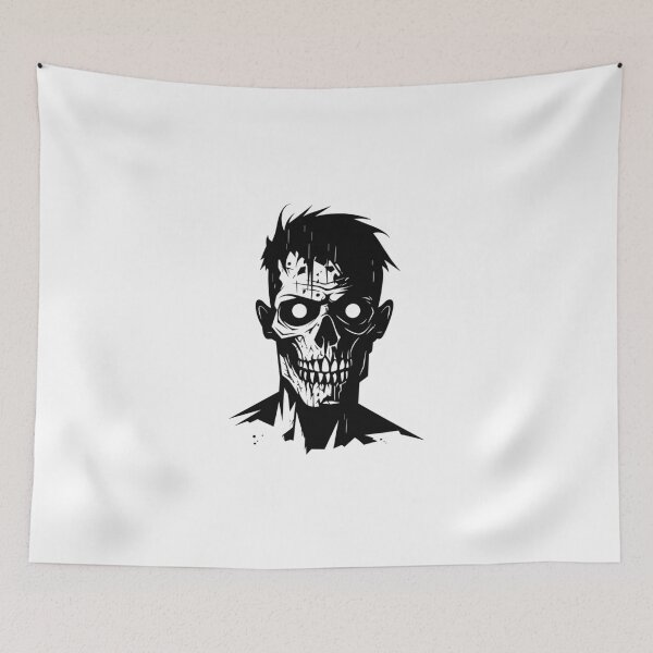 Item preview, Zombie black and white design designed and sold by Tomioka-Art.