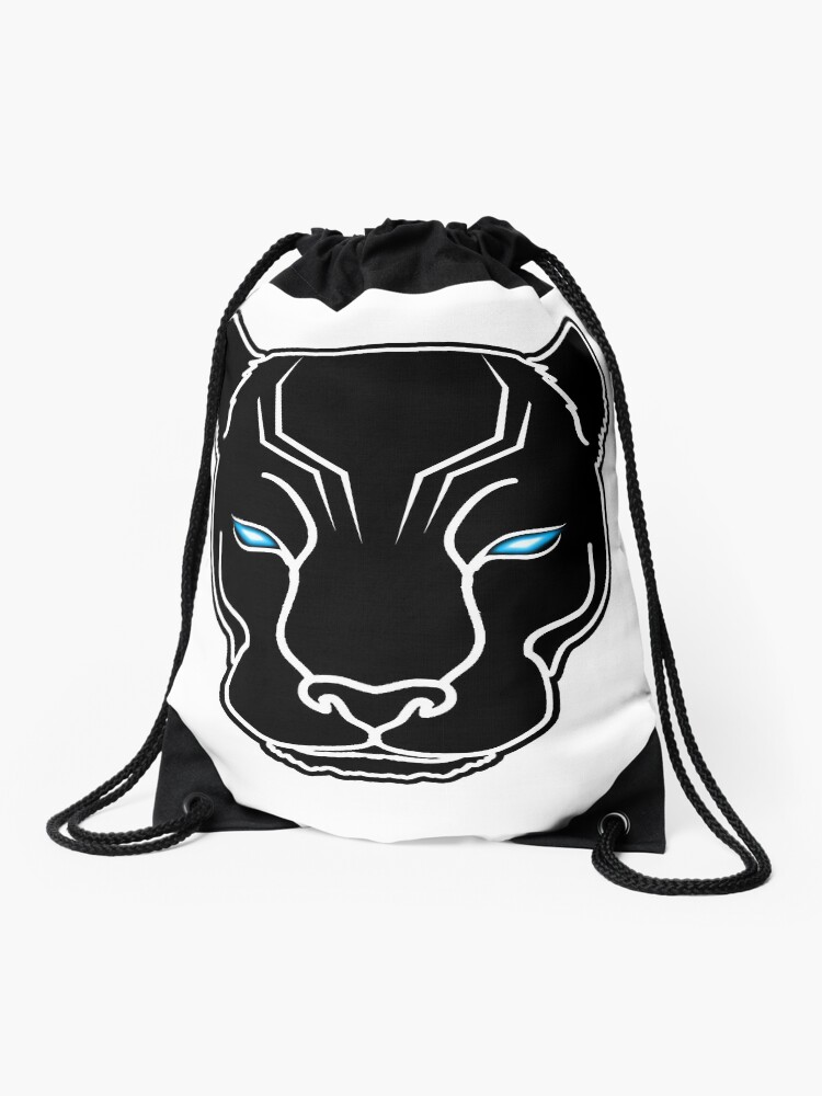 black panther drawstring bag