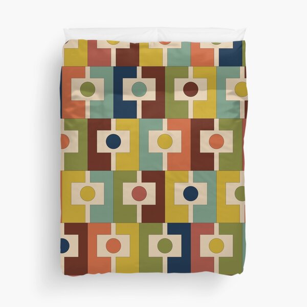 Item preview, Mid Century Modern Rektangel Multicolor Geometric Pattern designed and sold by kierkegaard.