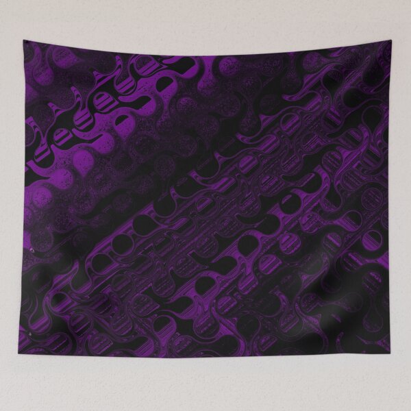 Item preview, Purple Black circular Geometric designed and sold by mwebba2005.