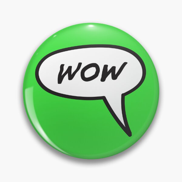 Item preview, WOW - Retro Comic Book Speech Bubble designed and sold by James Forward.