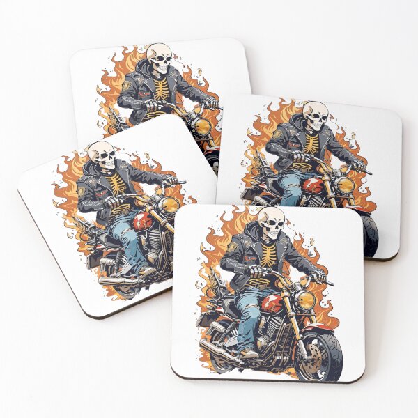 Item preview, Highway to Hell: Fiery Skeleton Rider designed and sold by irosh madushan.