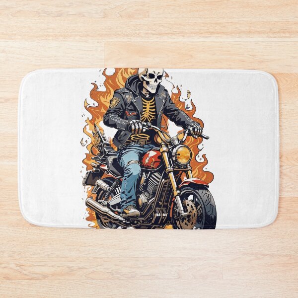 Item preview, Highway to Hell: Fiery Skeleton Rider designed and sold by irosh madushan.