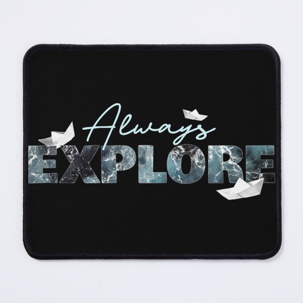 Item preview, Always explore / Sea and paper boats designed and sold by PrintSoulDesign.