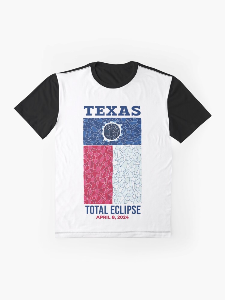 Thumbnail 4 of 5, Graphic T-Shirt, Texas 2024 Total Eclipse designed and sold by Eclipse2024.