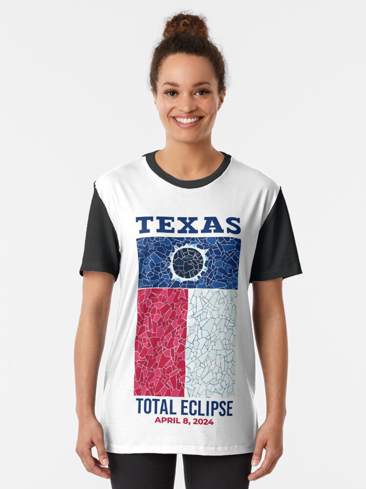 Graphic T-Shirt, Texas 2024 Total Eclipse designed and sold by Eclipse2024