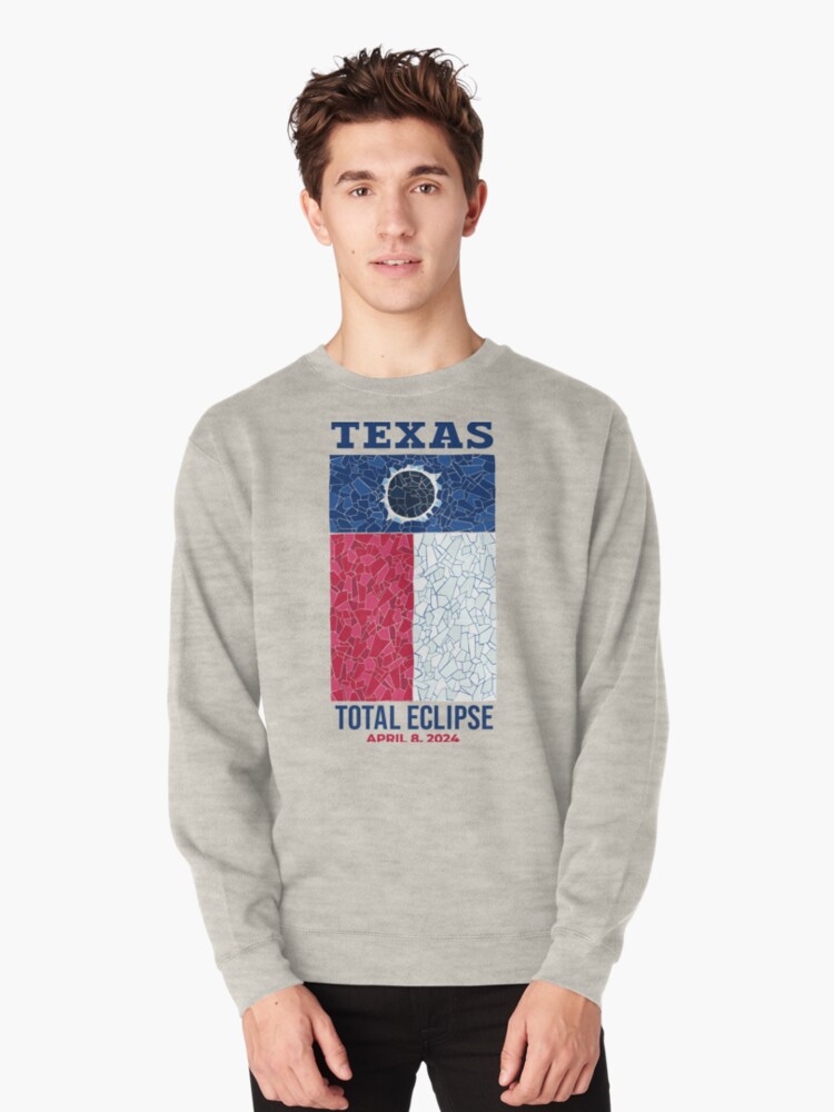 Thumbnail 1 of 5, Pullover Sweatshirt, Texas 2024 Total Eclipse designed and sold by Eclipse2024.
