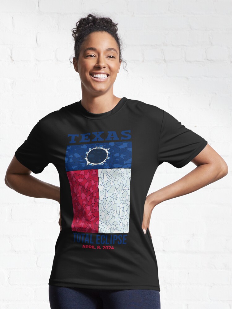 Thumbnail 6 of 7, Active T-Shirt, Texas 2024 Total Eclipse designed and sold by Eclipse2024.