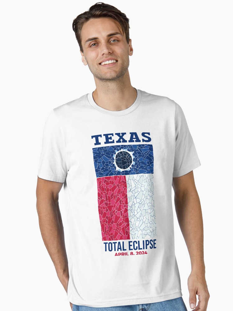 Thumbnail 1 of 7, Essential T-Shirt, Texas 2024 Total Eclipse designed and sold by Eclipse2024.
