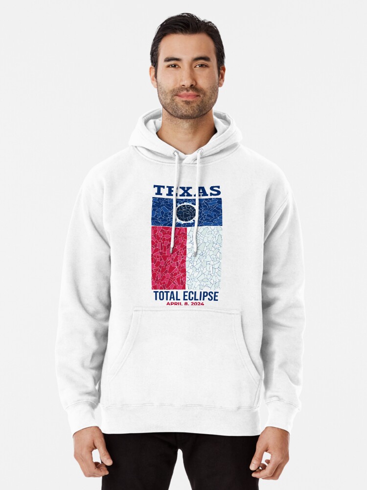 Thumbnail 1 of 5, Pullover Hoodie, Texas 2024 Total Eclipse designed and sold by Eclipse2024.