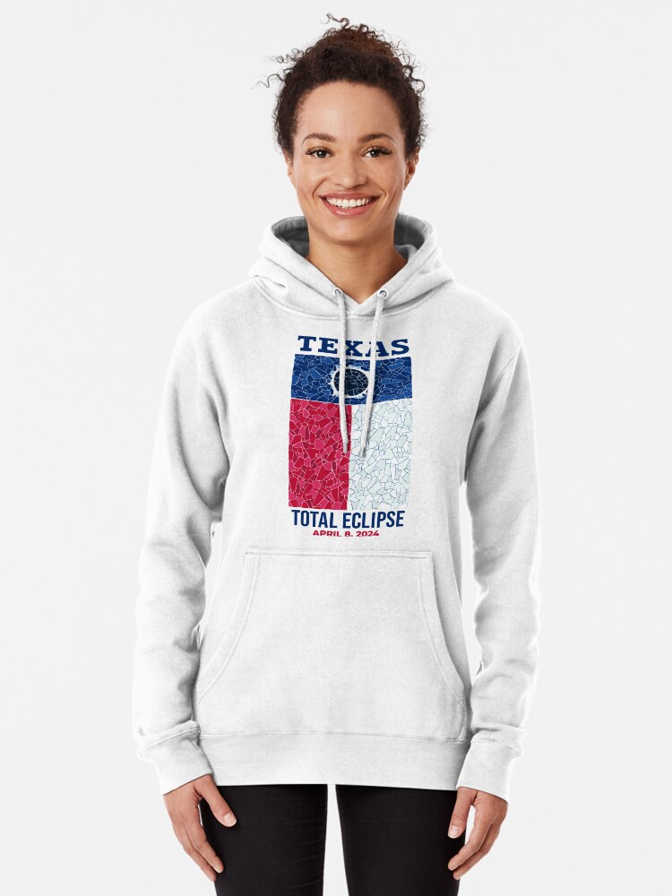 Thumbnail 2 of 5, Pullover Hoodie, Texas 2024 Total Eclipse designed and sold by Eclipse2024.
